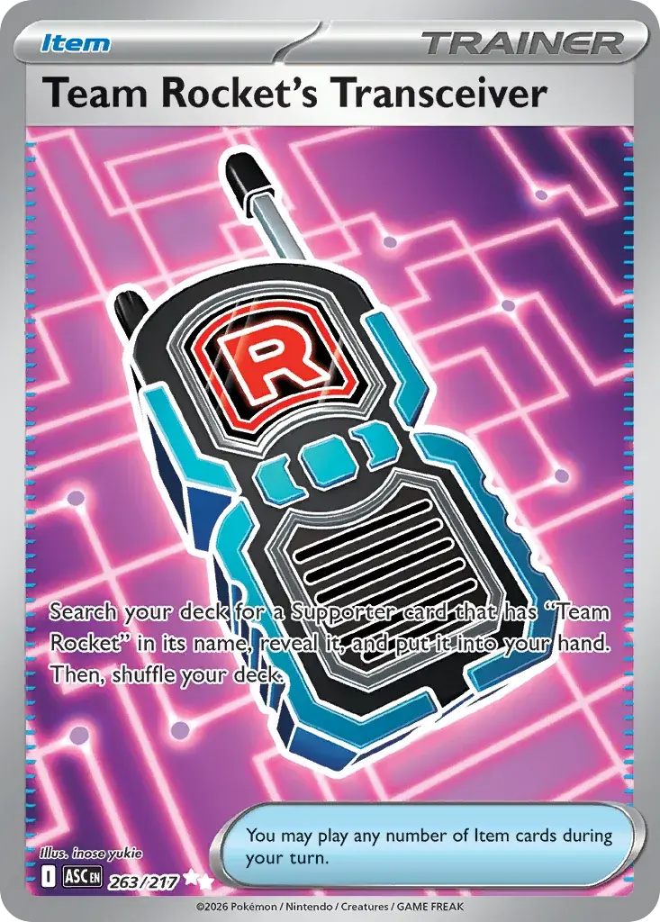 Team Rocket's Transceiver Ascended Heroes Pokemon card