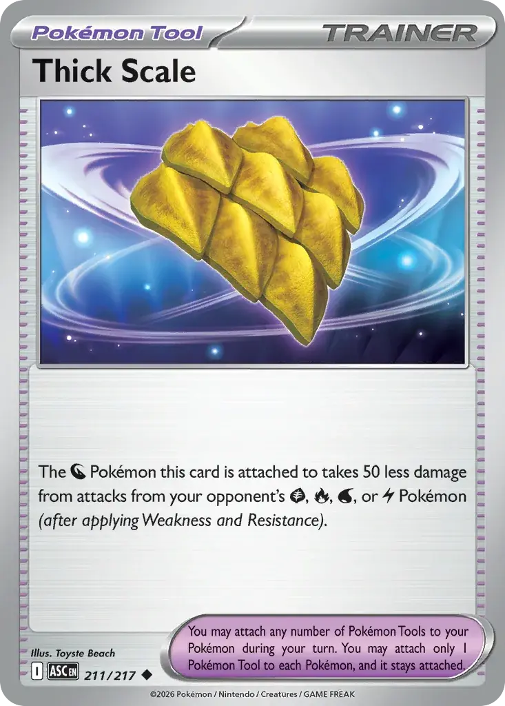 Thick Scale Ascended Heroes Pokemon card