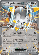 Togedemaru ex Double Rare Ascended Heroes