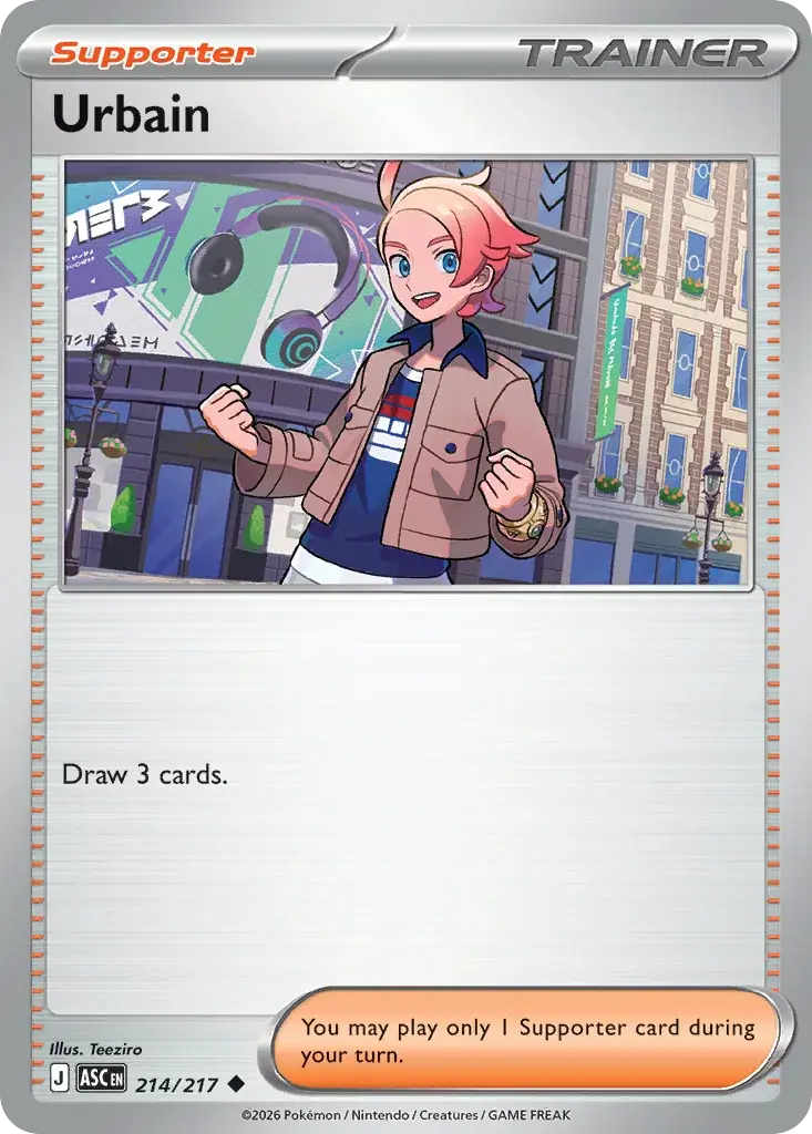 Urbain Ascended Heroes Pokemon card