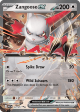 Zangoose ex Double Rare Ascended Heroes