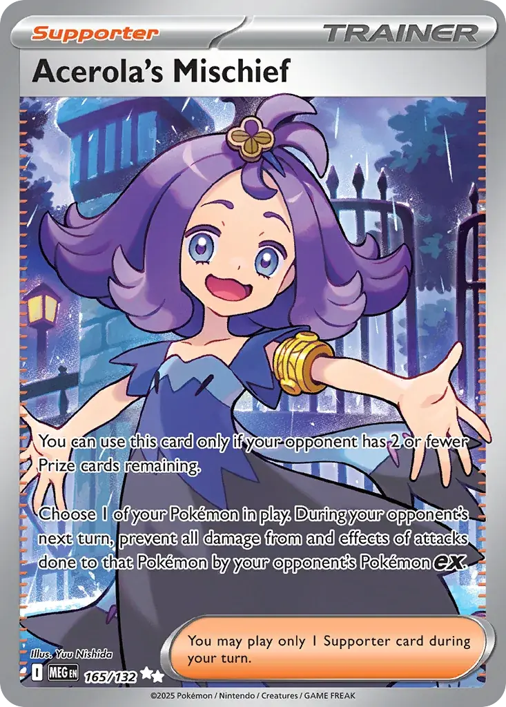 Acerola's Mischief Mega Evolution Pokemon card