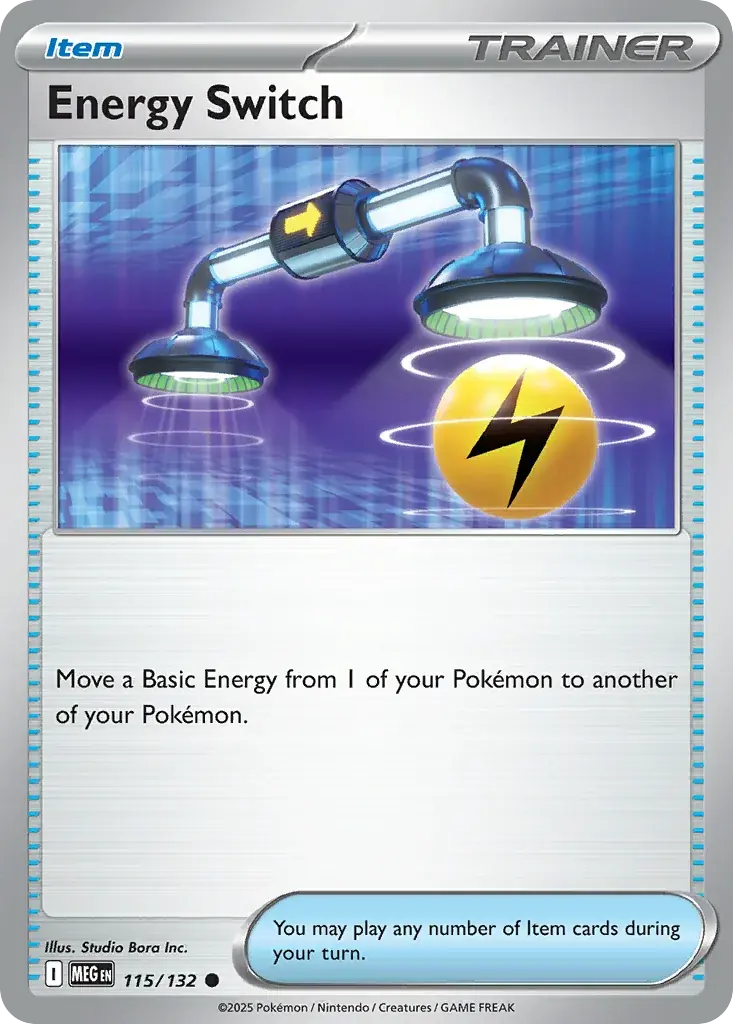 Energy Switch Mega Evolution Pokemon card