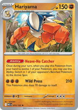 Hariyama Rare Mega Evolution