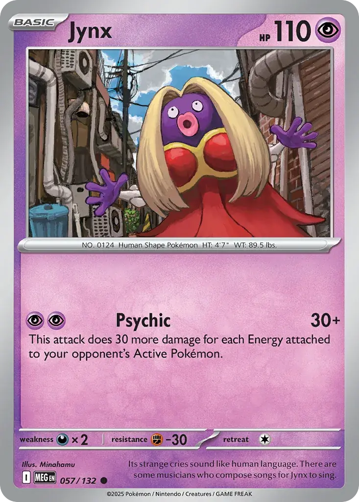 Jynx Mega Evolution Pokemon card