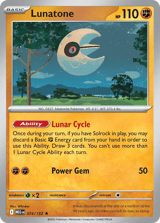 Lunatone Rare Mega Evolution