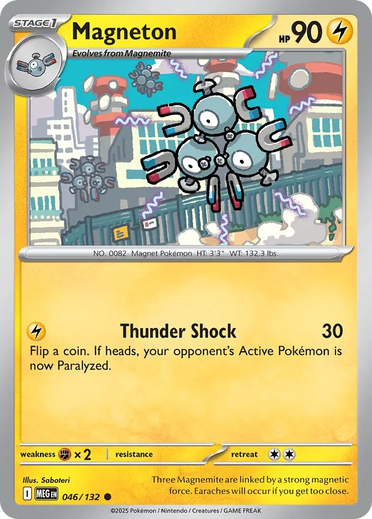Magneton Mega Evolution Pokemon card