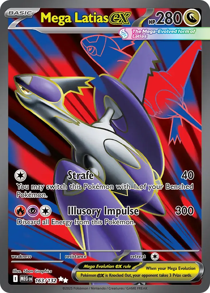 Mega Latias ex Mega Evolution Pokemon card