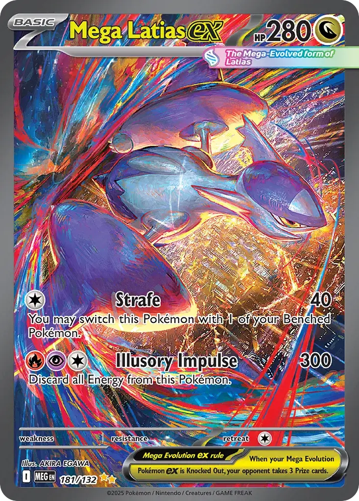 Mega Latias ex Mega Evolution Pokemon card