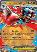 Mega Lucario ex Double Rare Mega Evolution