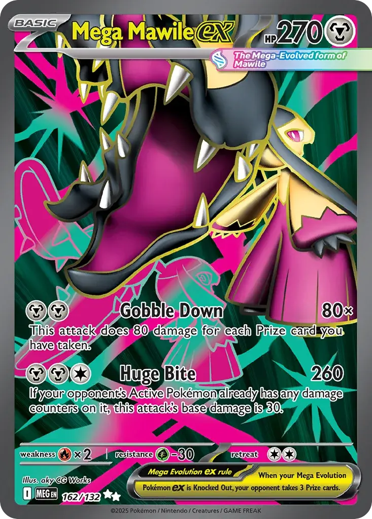 Mega Mawile ex Mega Evolution Pokemon card