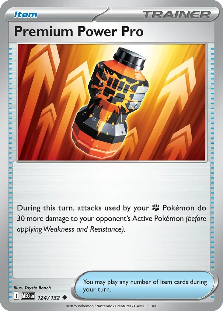 Premium Power Pro Mega Evolution Pokemon card
