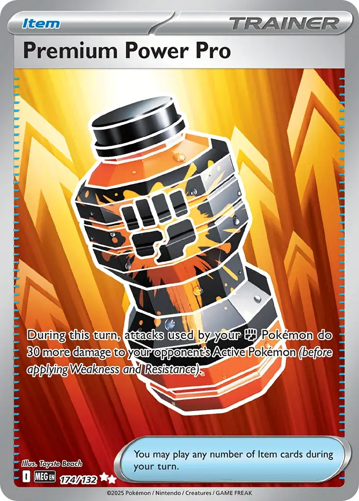 Premium Power Pro Mega Evolution Pokemon card