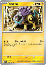 Raikou Rare Mega Evolution