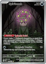 Spiritomb Illustration Rare Mega Evolution