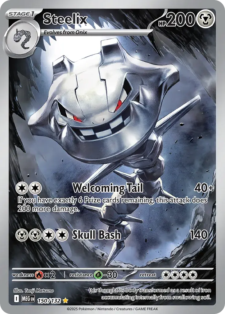 Steelix Mega Evolution Pokemon card
