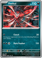 Yveltal Rare Mega Evolution