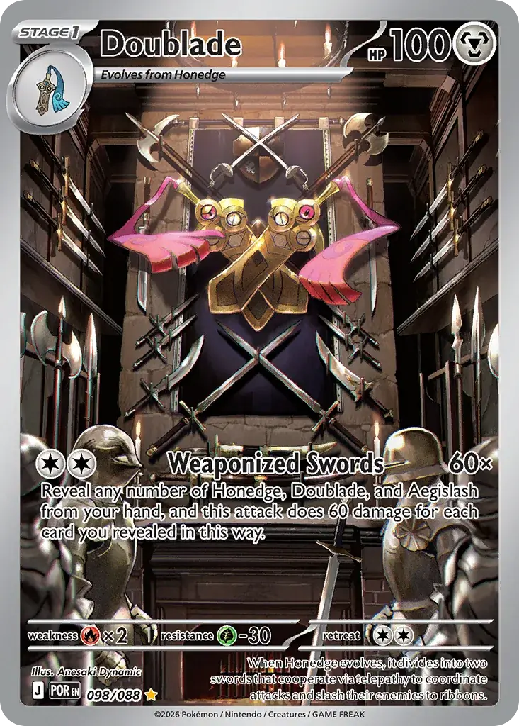 Doublade Perfect Order Pokemon card