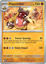 Hippowdon Perfect Order Pokemon card