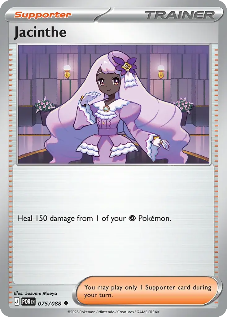 Jacinthe Perfect Order Pokemon card