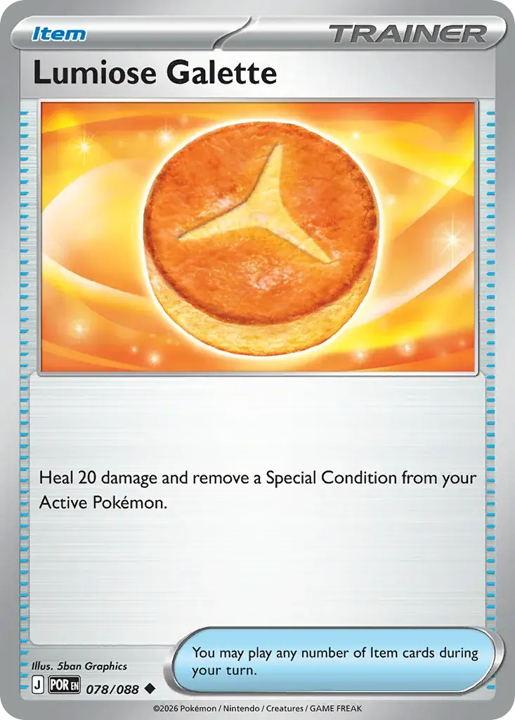 Lumiose Galette Perfect Order Pokemon card