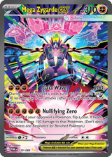 Mega Zygarde ex Perfect Order Pokemon card