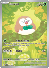 Rowlet Illustration Rare Perfect Order