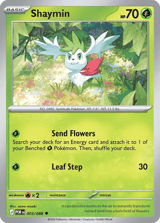 Shaymin Perfect Order Pokemon card