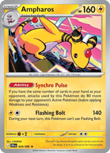 Ampharos Chaos Rising Pokemon card