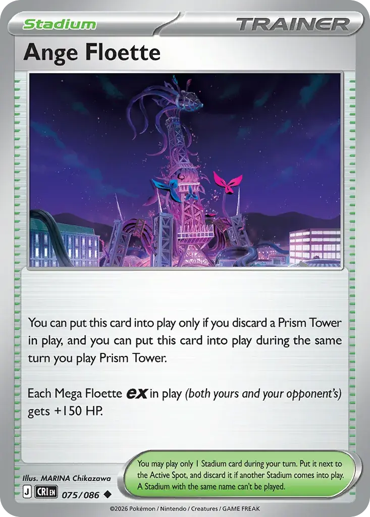 Ange Floette Chaos Rising Pokemon card