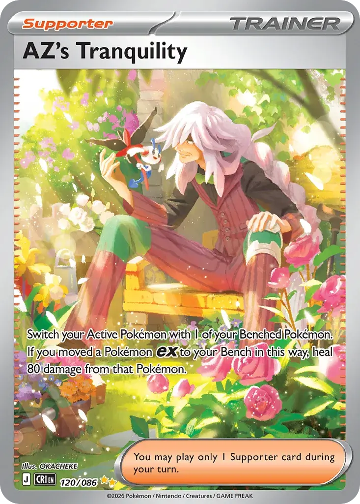 AZ's Tranquility Chaos Rising Pokemon card