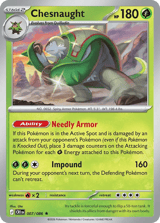 Chesnaught Rare Chaos Rising
