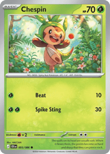 Chespin Common Chaos Rising