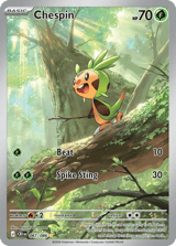 Chespin Illustration Rare Chaos Rising