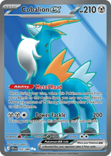 Cobalion ex Chaos Rising Pokemon card