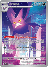 Crobat Chaos Rising Pokemon card