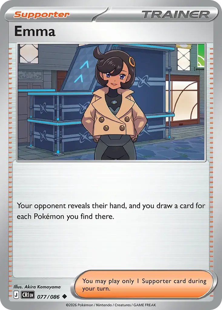 Emma Chaos Rising Pokemon card