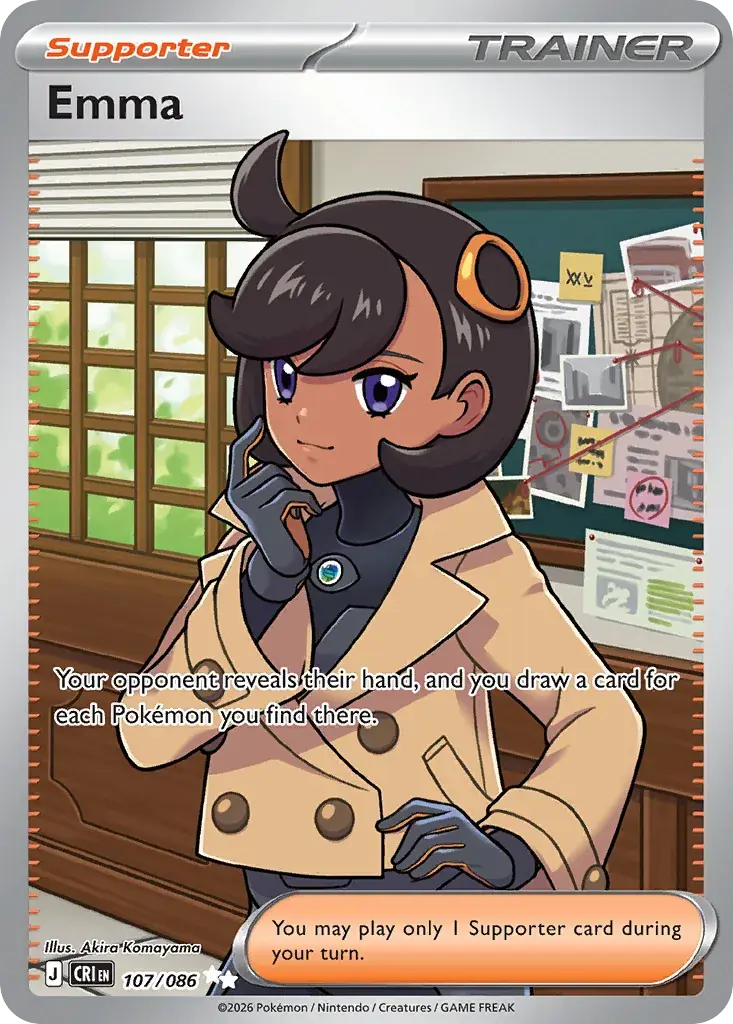 Emma Chaos Rising Pokemon card