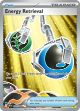 Energy Retrieval Chaos Rising Pokemon card