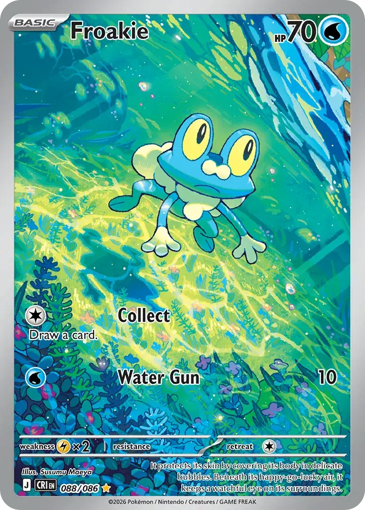 Froakie Chaos Rising Pokemon card