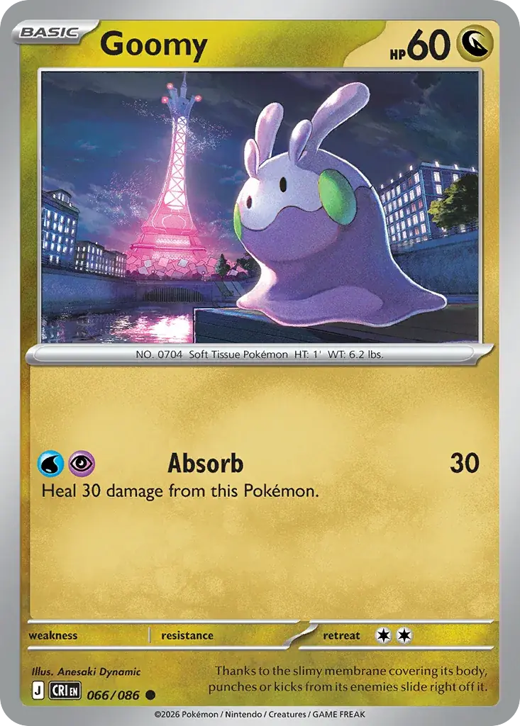 Goomy Chaos Rising Pokemon card