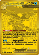 Mega Greninja ex Mega Hyper Rare Chaos Rising
