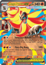 Mega Pyroar ex Double Rare Chaos Rising