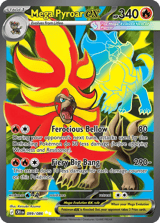 Mega Pyroar ex Ultra Rare Chaos Rising