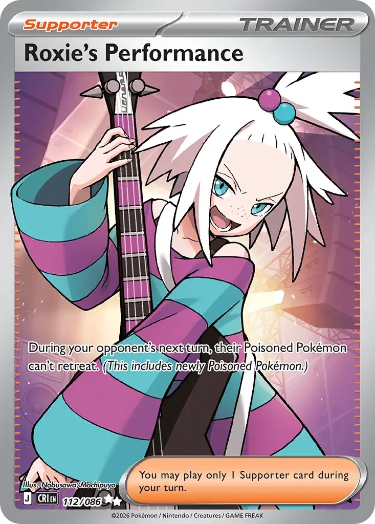 Roxie's Performance Chaos Rising Pokemon card