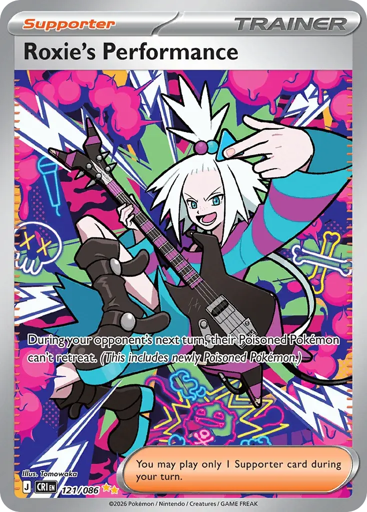 Roxie's Performance Chaos Rising Pokemon card
