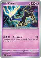 Xerneas Chaos Rising Pokemon card