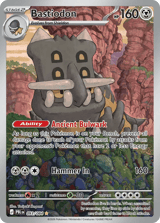 Bastiodon Illustration Rare Pitch Black