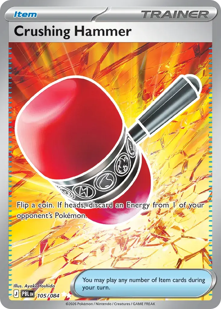 Crushing Hammer Pitch Black Pokemon card