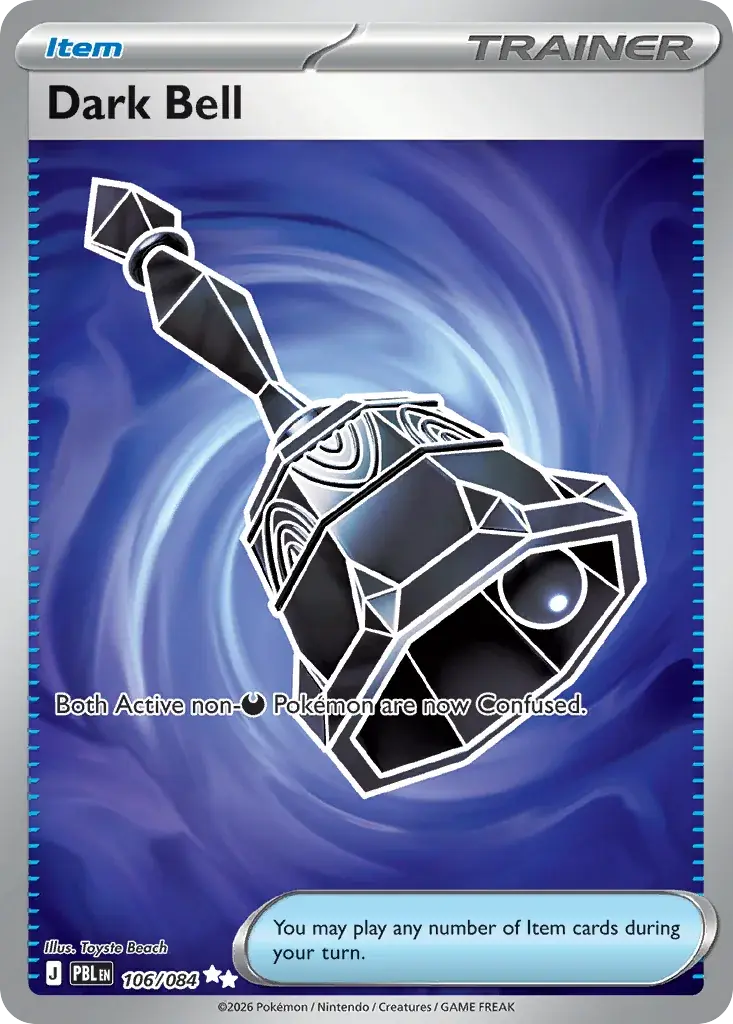 Dark Bell Pitch Black Pokemon card